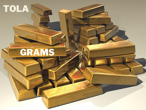 How many grams in one Tola