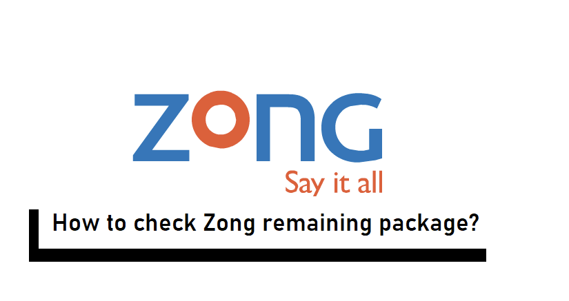 How to check Zong remaining package?