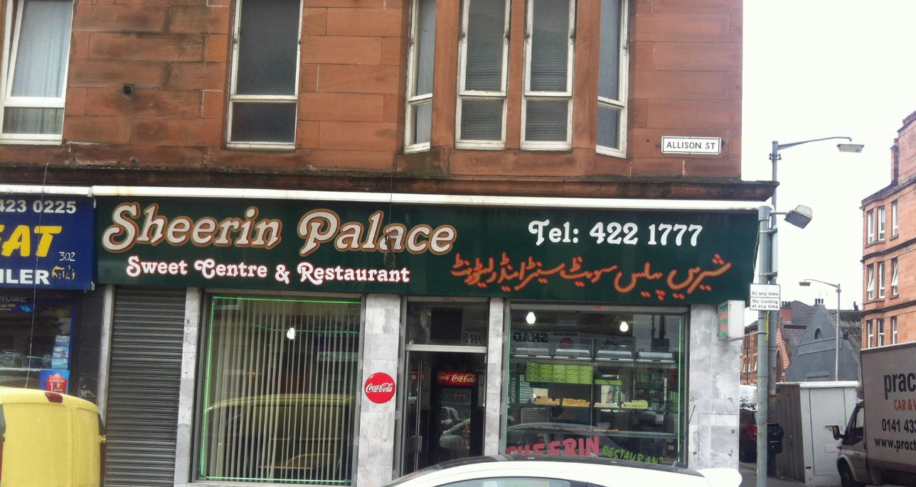 image of sheerin palace pakistani restaurant glasgow